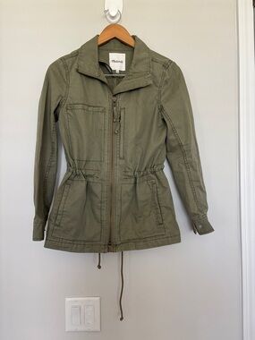 Madewell Olive Green Utility Jacket Sz S EUC